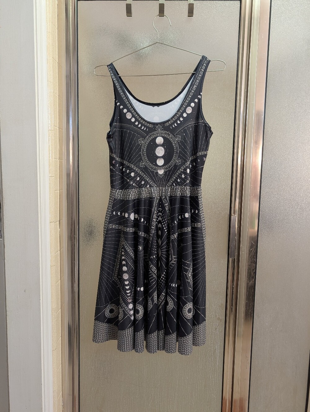 Blackmilk Moon Phases Scoop Longline Dress